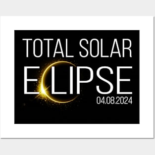 Total Solar Eclipse April 8 2024 men women kids Posters and Art